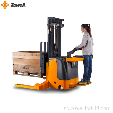Zowell 1.5 tan Stacker Electric Straddle Stacker